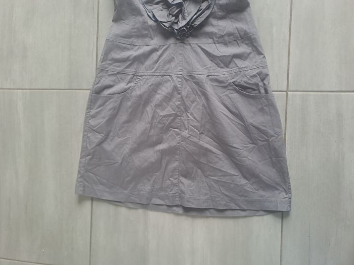 Robe dos nu gris NafNaf Taille S - photo numéro 4