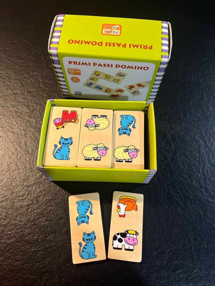 🐾 Jeu de dominos animaliers en bois – Primi Passi – Dès 5 ans - photo numéro 2