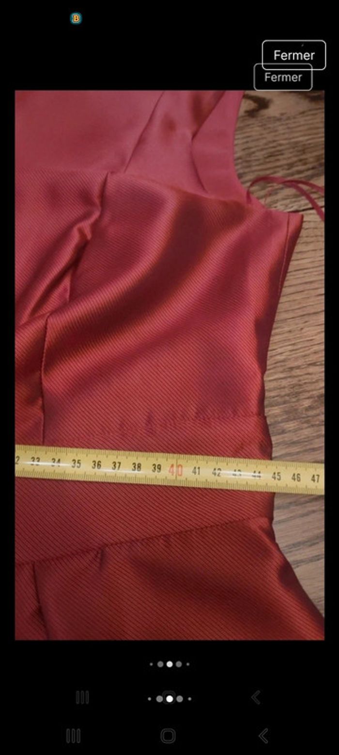 Magnifique Robe rouge bordeaux Esprit fr 44 - photo numéro 14