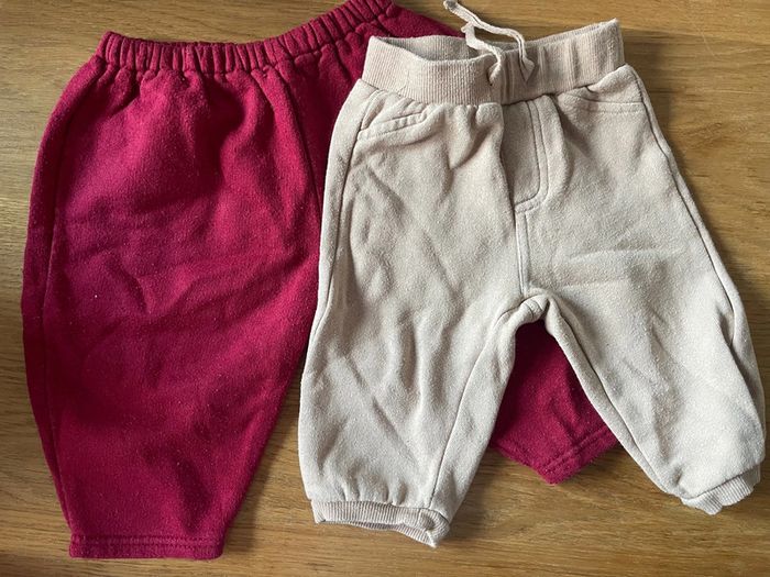 Lot 2 pantalon jogging 6 mois - photo numéro 4