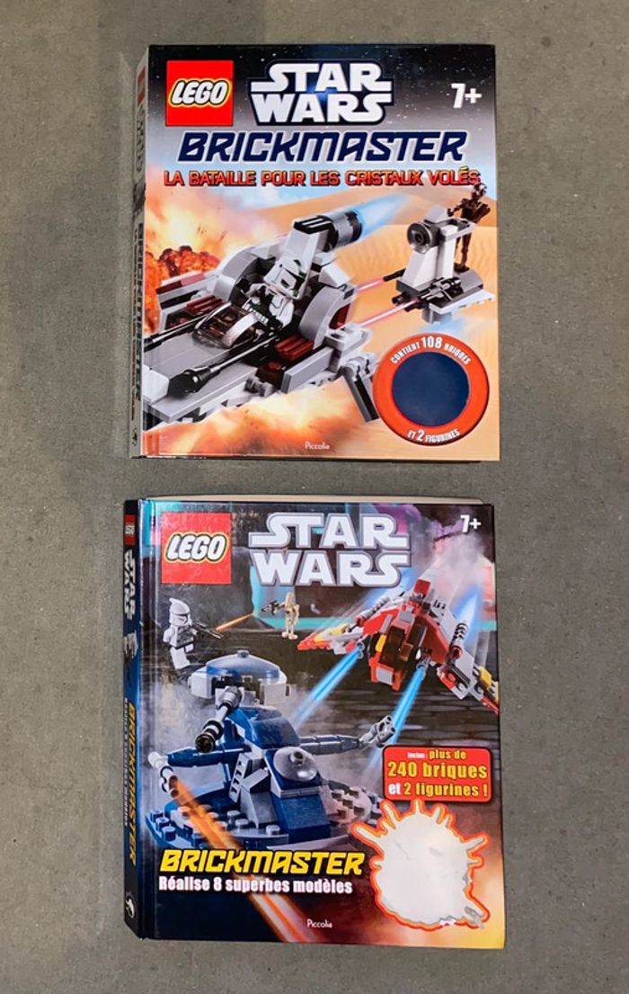 3 Livre Lego Star Wars Bricmaster + DC Comics Super Heroes - photo numéro 2