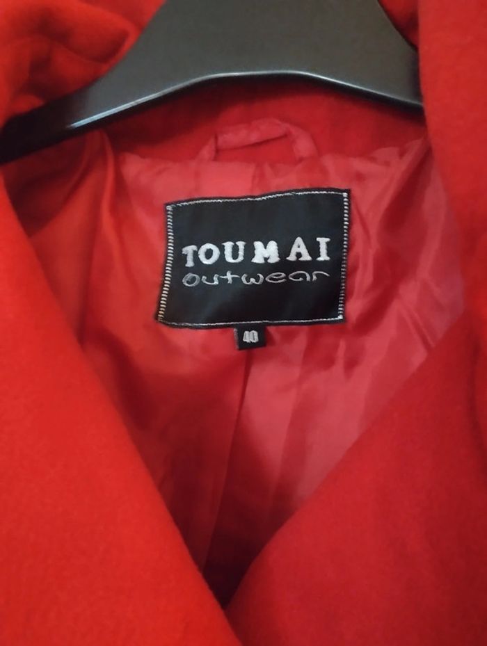 Manteau rouge Taille 40 - photo numéro 3