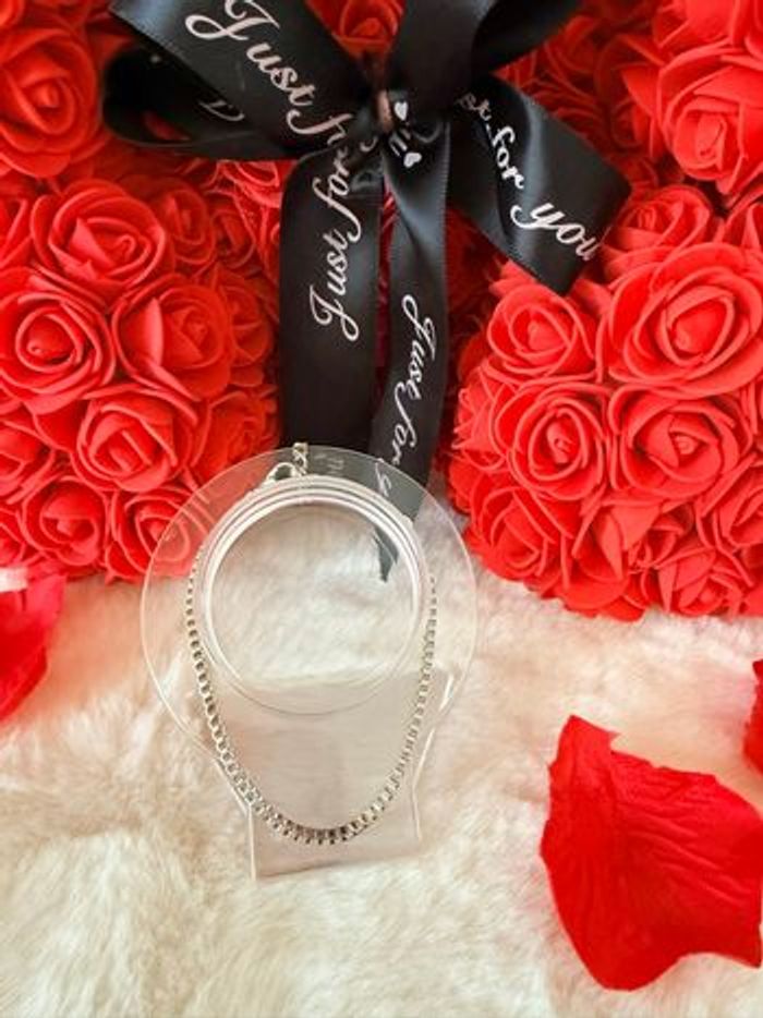 💎 Bracelet argenté style chaîne carrée – Élégance assurée ! 💎