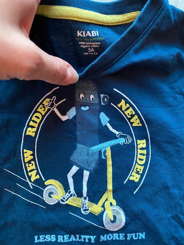 Tee shirt manches longues kiabi - photo numéro 2