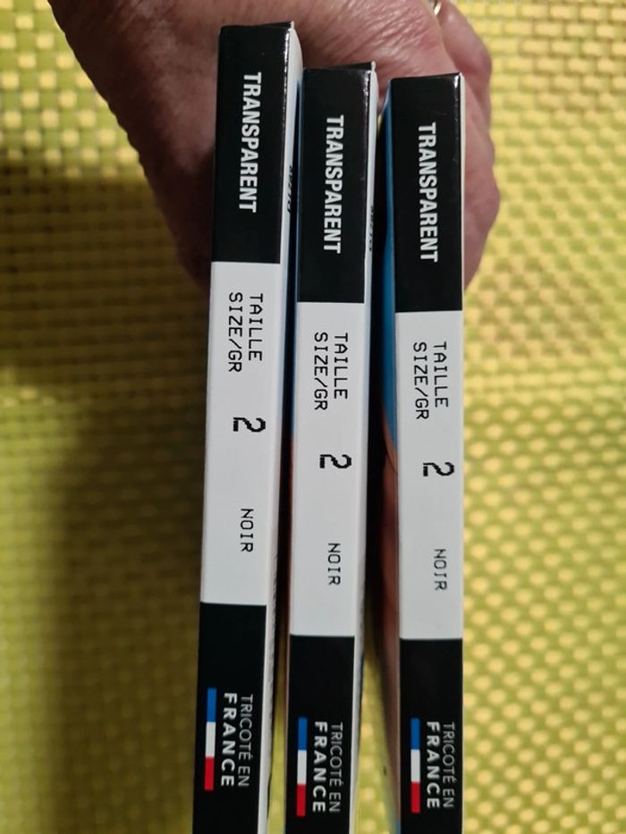 Lot de 3 collants taille 2 noir  Dim - photo numéro 6