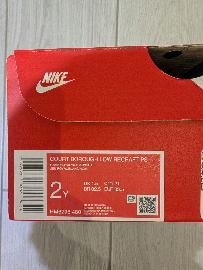 Baskets Nike Court Borough Low Recraft 33,5 neuves - photo numéro 8