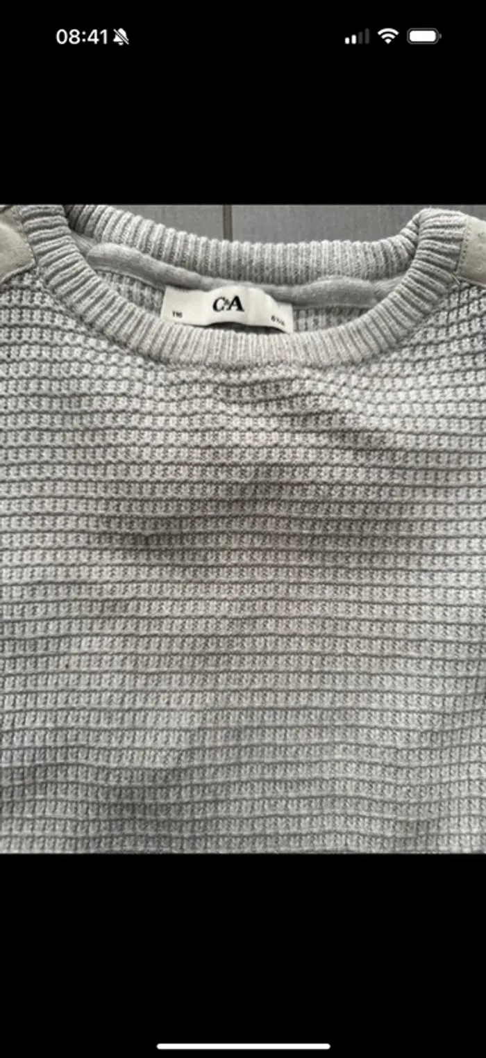 Pull enfant garçon taille 116 c&a