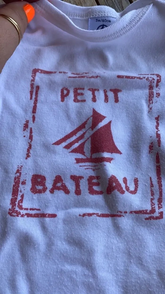 Lot de 4 bodys Petit Bateau - 3 mois - photo numéro 12