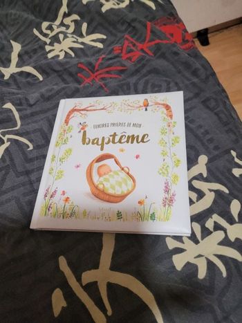 Tendres prières de mon bapteme