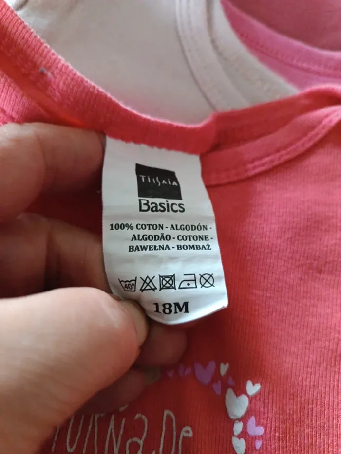 Body rouge clair Tissaia 18M. - photo numéro 4