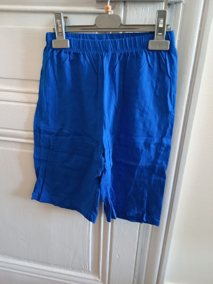 Pyjashort tissaia turquoise et multicolore - photo numéro 3