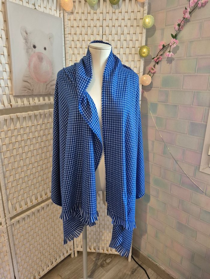 💕 Superbe Maxi-Écharpe / étole ETAM - Bleu Roi - 💕 - photo numéro 3