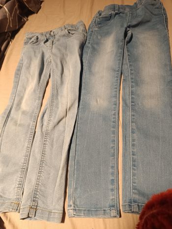 Lot de 2 jeans fille 