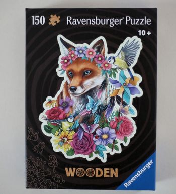Puzzle en bois 150 pièces Ravensburger "Colorful Fox"