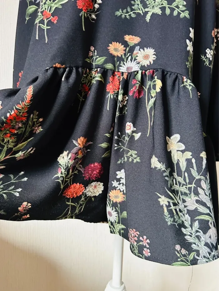 🖤🌿Robe combishort fleuri Boho chic Zara S/36 Floral print Romper dress🌿🖤 - photo numéro 12