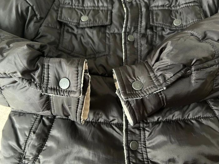 Doudoune réversible noire et carreaux garçon IKKS 5ans - photo numéro 11