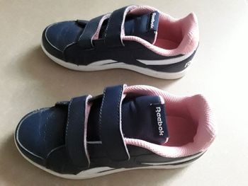 Baskets marine et rose fille 29 REEBOK TBE