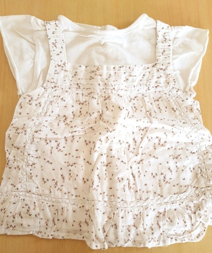 Haut fille manches courtes 18-24 mois / Kitchoun