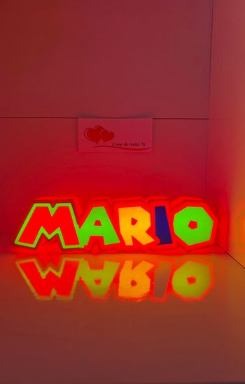 Lampe Super Mario led lumineuse neuve 