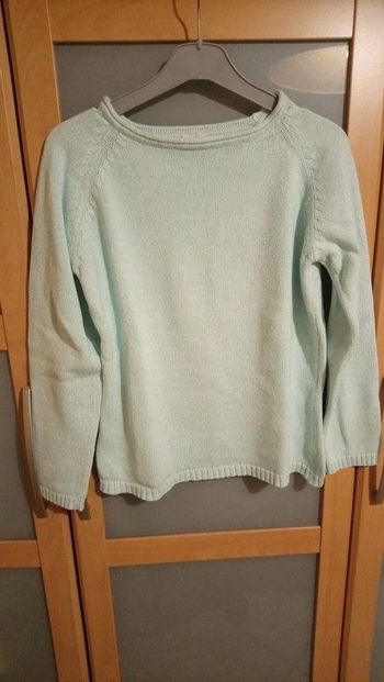 Pull bleu clair camaïeu