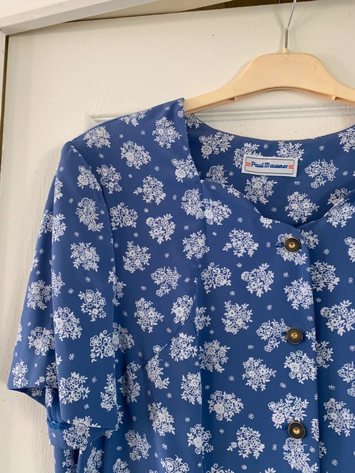 Robe fleurie vintage Paul mausner. T42 - photo numéro 4