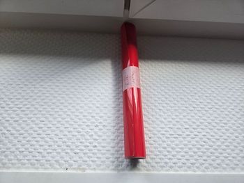 Vinyle adhesif permanent rouge pour machine de découpe