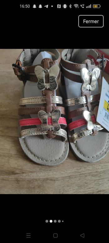 Sandales fille 25