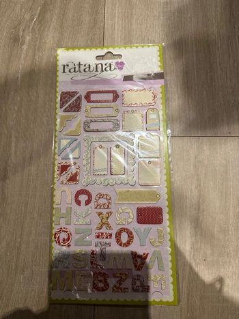 Autocollant scrapbooking