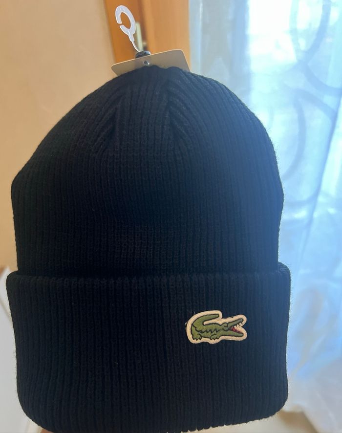 Bonnet Lacoste Taille Unique Noir Neuf avec étiquette - photo numéro 5