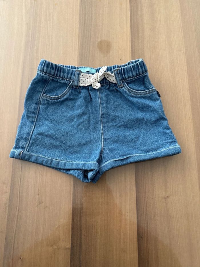Short en jeans