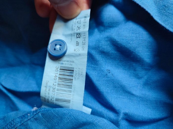 Robe en lin 8 ans - photo numéro 3