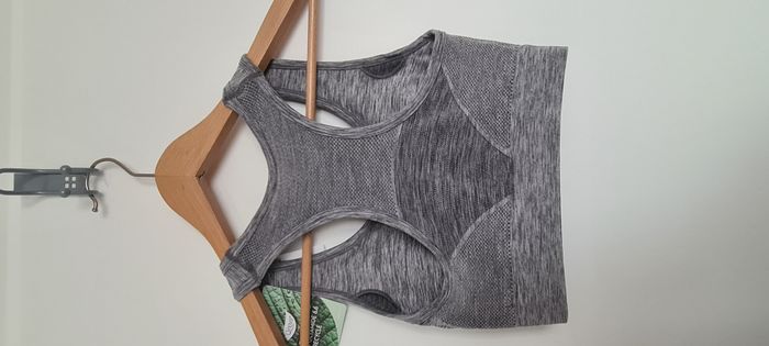 Brassière sport gris chiné - M - Tex Sport - photo numéro 5