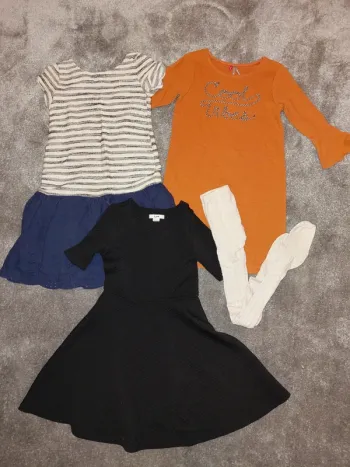 Lot de 3 robes hiver + collant