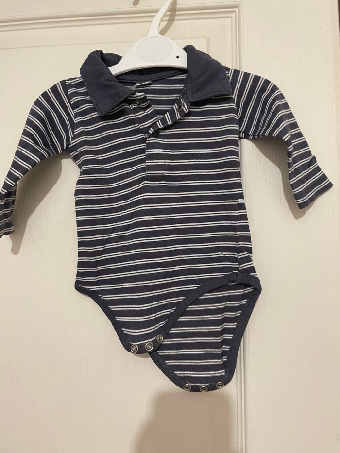 Lot bébé garçons body et chemise taille 3 mois - photo numéro 4