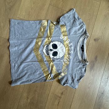 T-shirt gris, clair, taille M