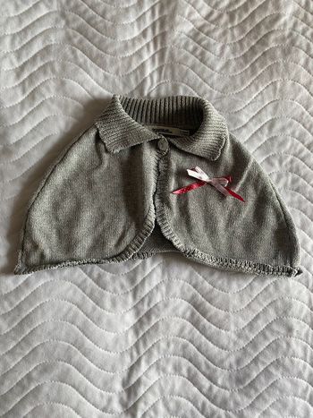 Poncho bébé tape à l’œil 9/12m gris