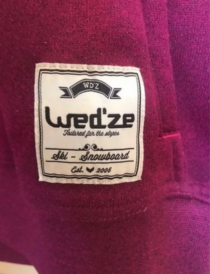 Sweat-shirt wed’ze rose fuchsia - photo numéro 3