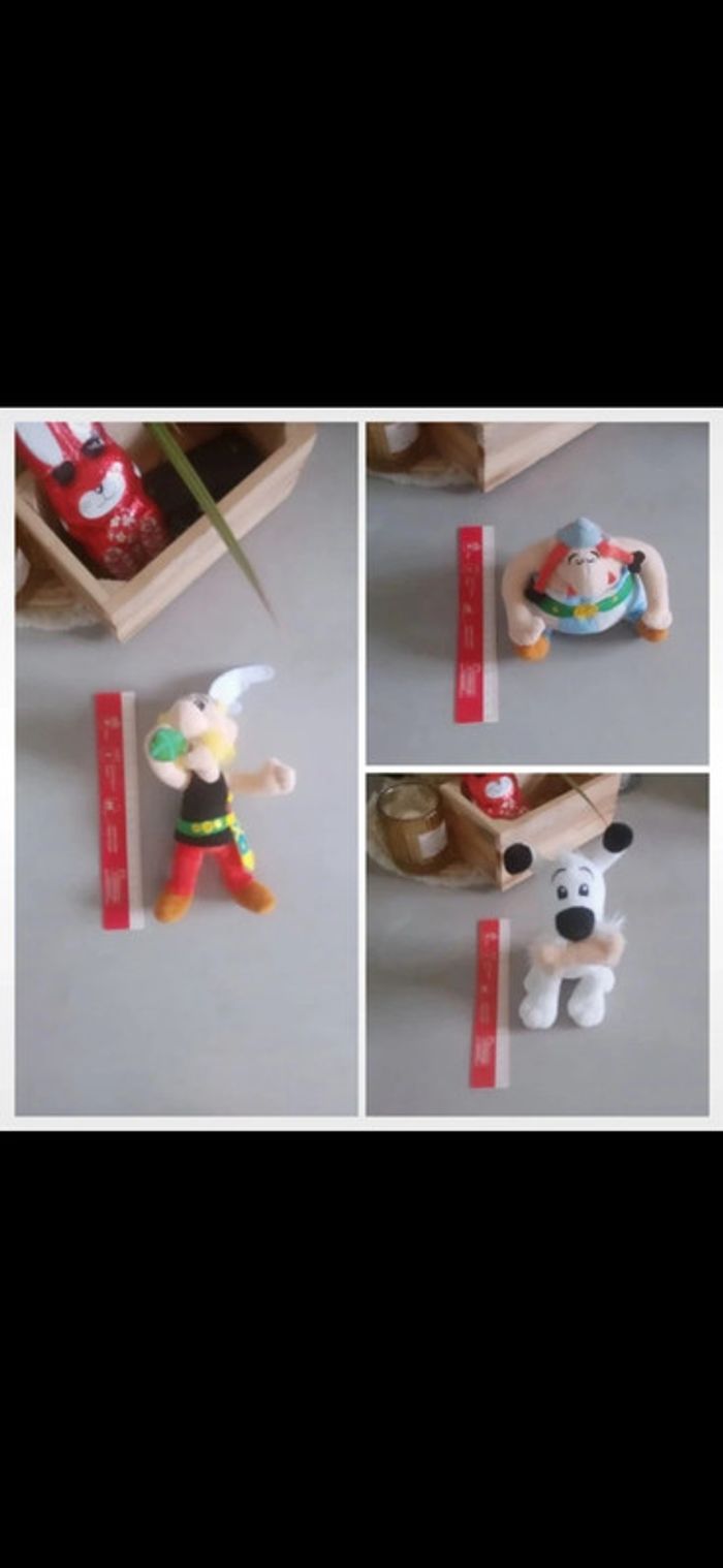 Lot peluche asterix obelix Idefix