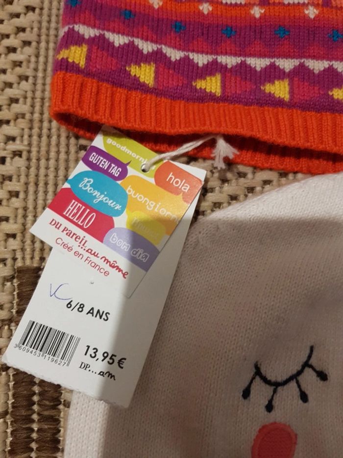 2 bonnets neufs 6-8 ans DPAM - photo numéro 2