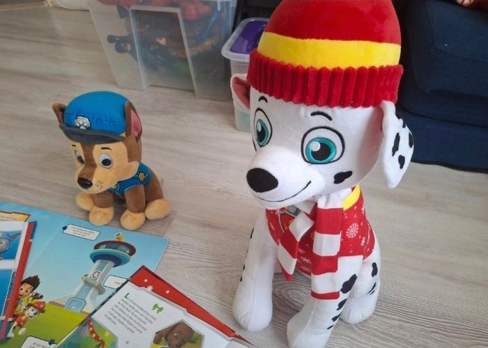 Lot pat patrouille livres et peluches comme neufs - photo numéro 2