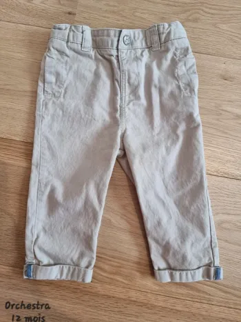 Pantalon beige 12 mois