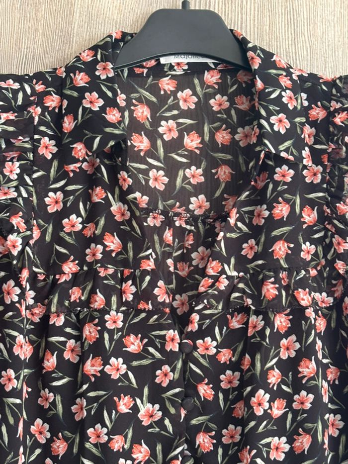 Blouse fleurie - Majolica - S - photo numéro 2