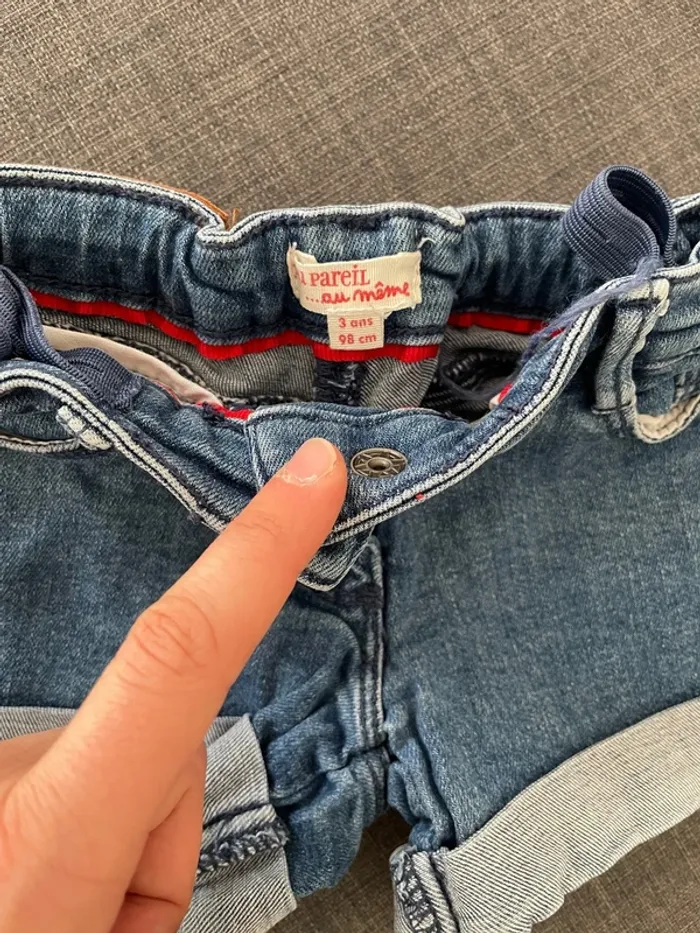 Short jean DPAM 3 ans - photo numéro 2