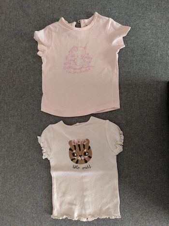 Lot de deux tee-shirts