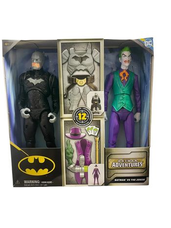 Coffret Dc Comics Batman Adventures Batman Vs The Joker 30 cm Spin Master neuf