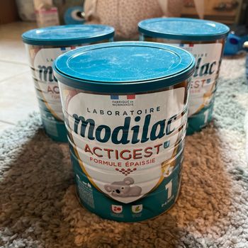 Lait Actigest Modilac formule épaissir 1er âge