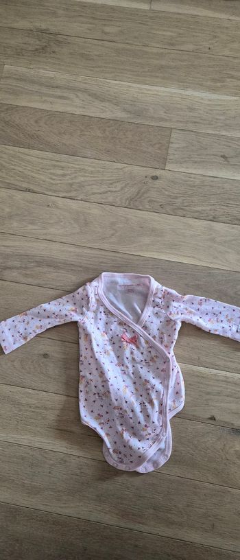 Body rose fleuri 3M