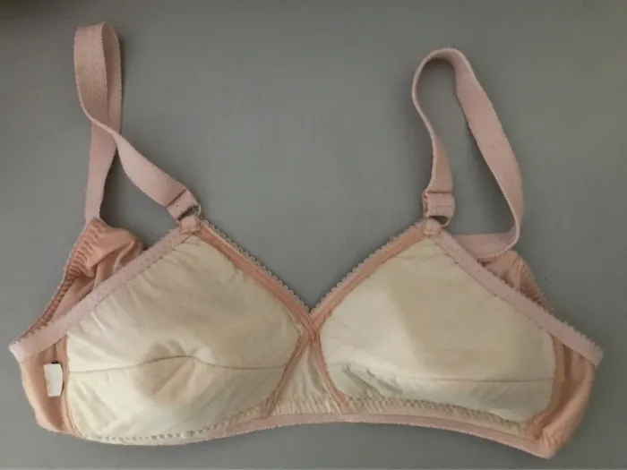 Brassier soutient gorge shan à dentelles abricots rose taille 38 - photo numéro 3