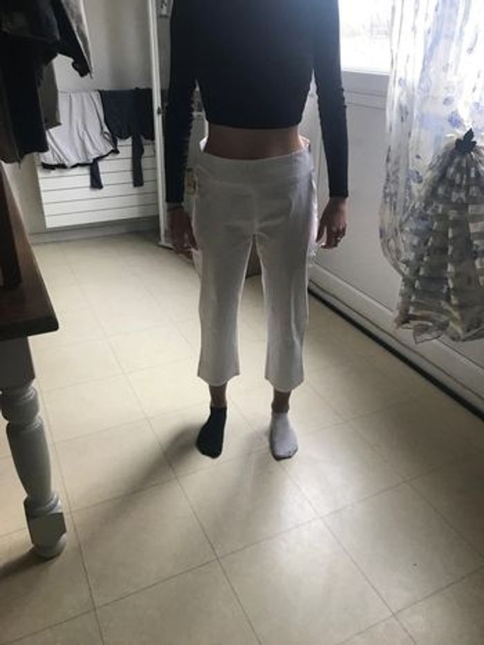 Pantalon court blanc - photo numéro 2