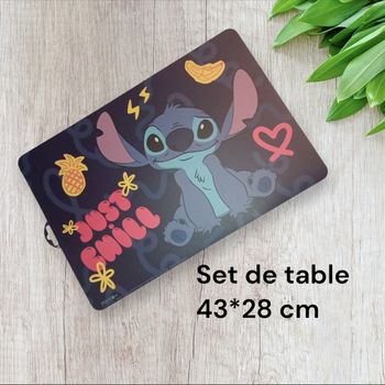 Set de table stitch disney